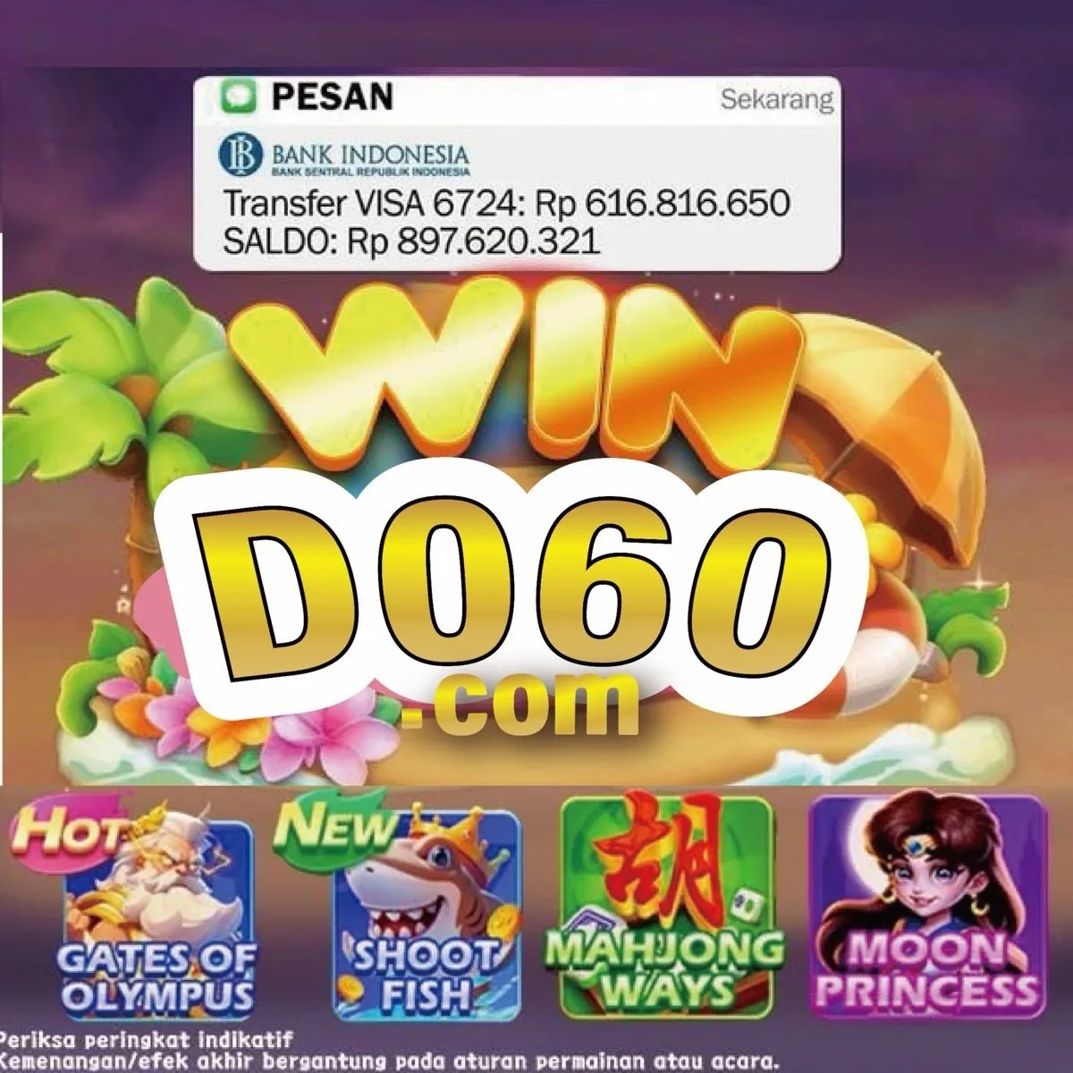 D060 ⚡ Aplikasi Resmi | Daftar Sekarang