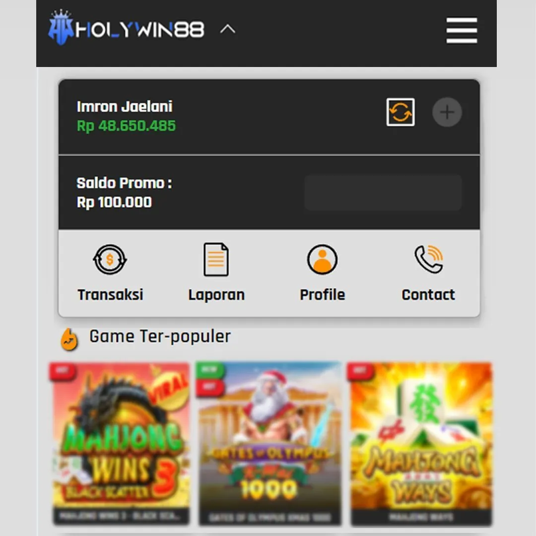 HOLYWIN88 ⚡ Aplikasi Resmi | Daftar Sekarang